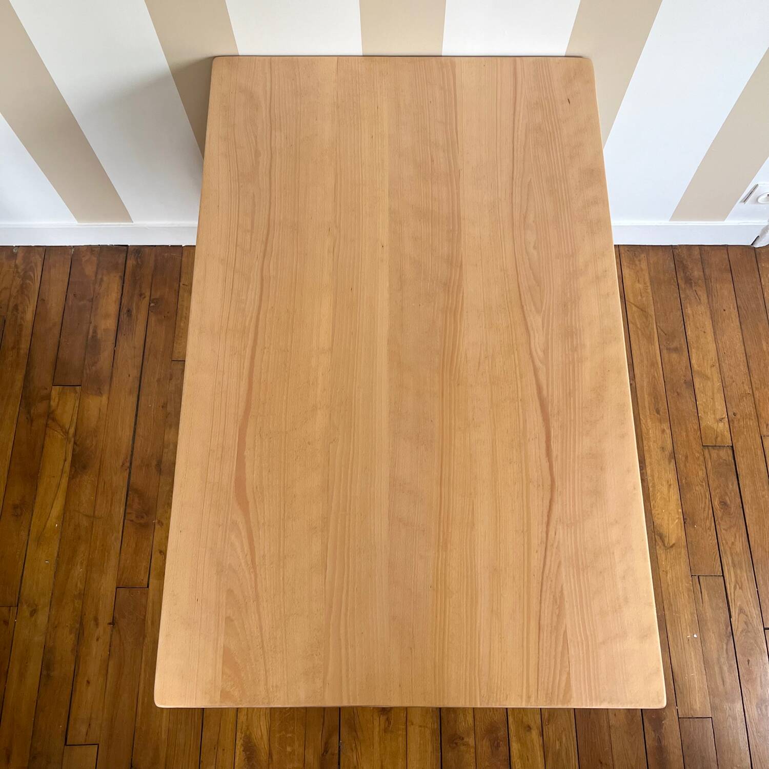 Solid wood dining table