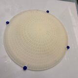 Large Murano Glass Flushmount Ceiling Light, 1980s