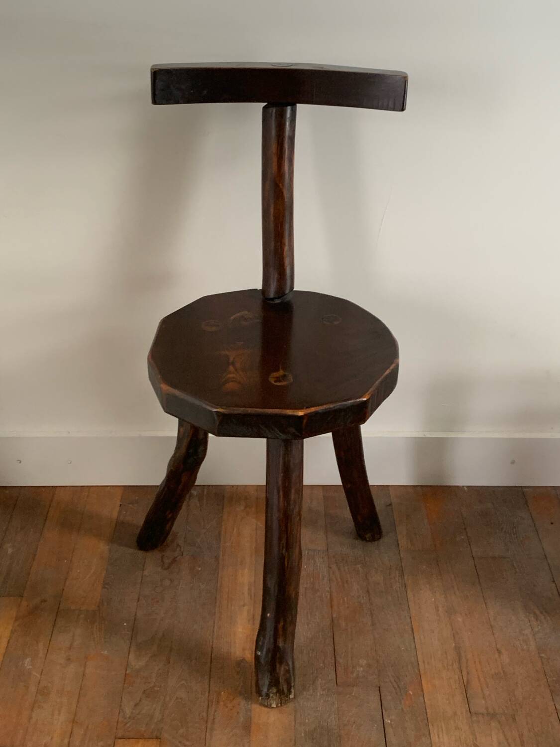 Brutalist T chair from the 1950s