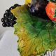 Vintage slipware fruit bowl
