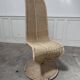 Fauteuil rotin et corde vintage