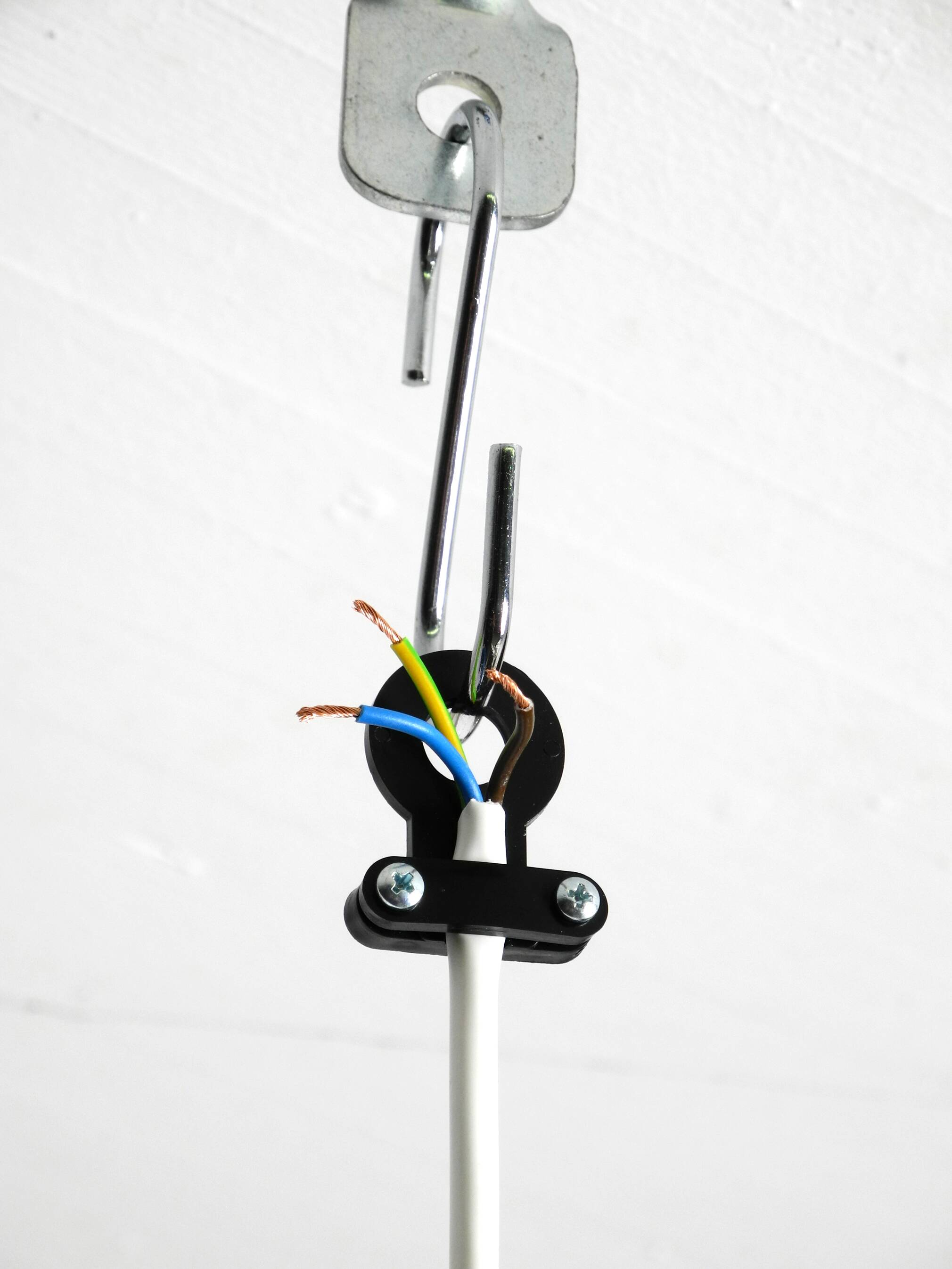 Two 50s metal enamel ceiling lamps by Axel Wedel Madsen for Louis Poulsen