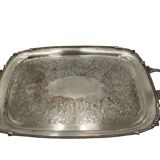 English silver plated tray