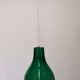 Green opaline water drop pendant light from the 50s/60s