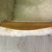 Vintage Design Art Deco White Sheepskin Fluffy Fury Chair Armchair