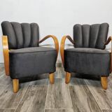 Armchairs by Jindřich Halabala, 1950s, Set of 2