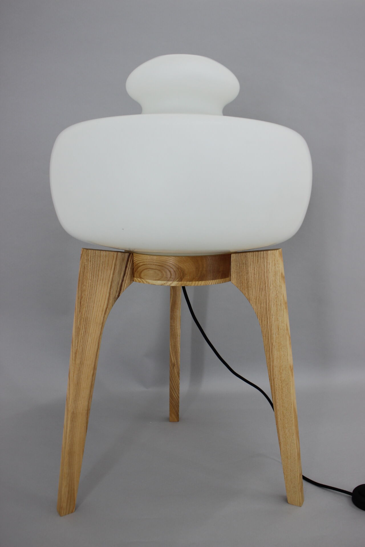 1970s Oak ULUV Floor Lamp, Czechoslovakia