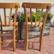 2 bistro chairs