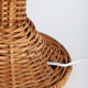 Grand lampadaire en rotin naturel