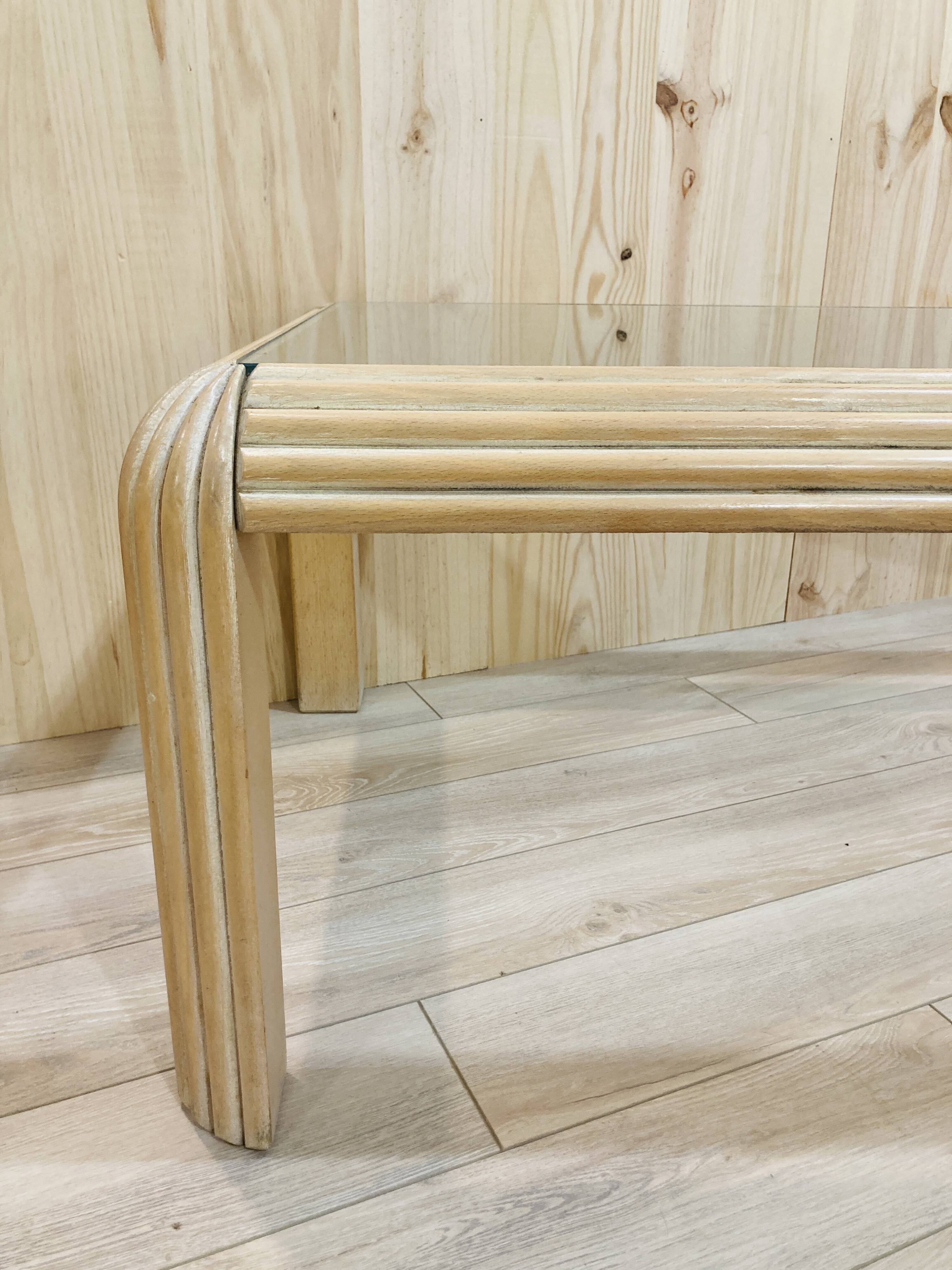 Glass coffee table from the 80, Ligne Roset