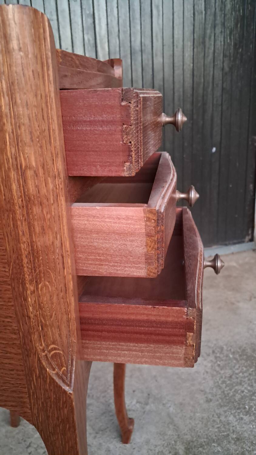 2 Louis XV style bedside tables