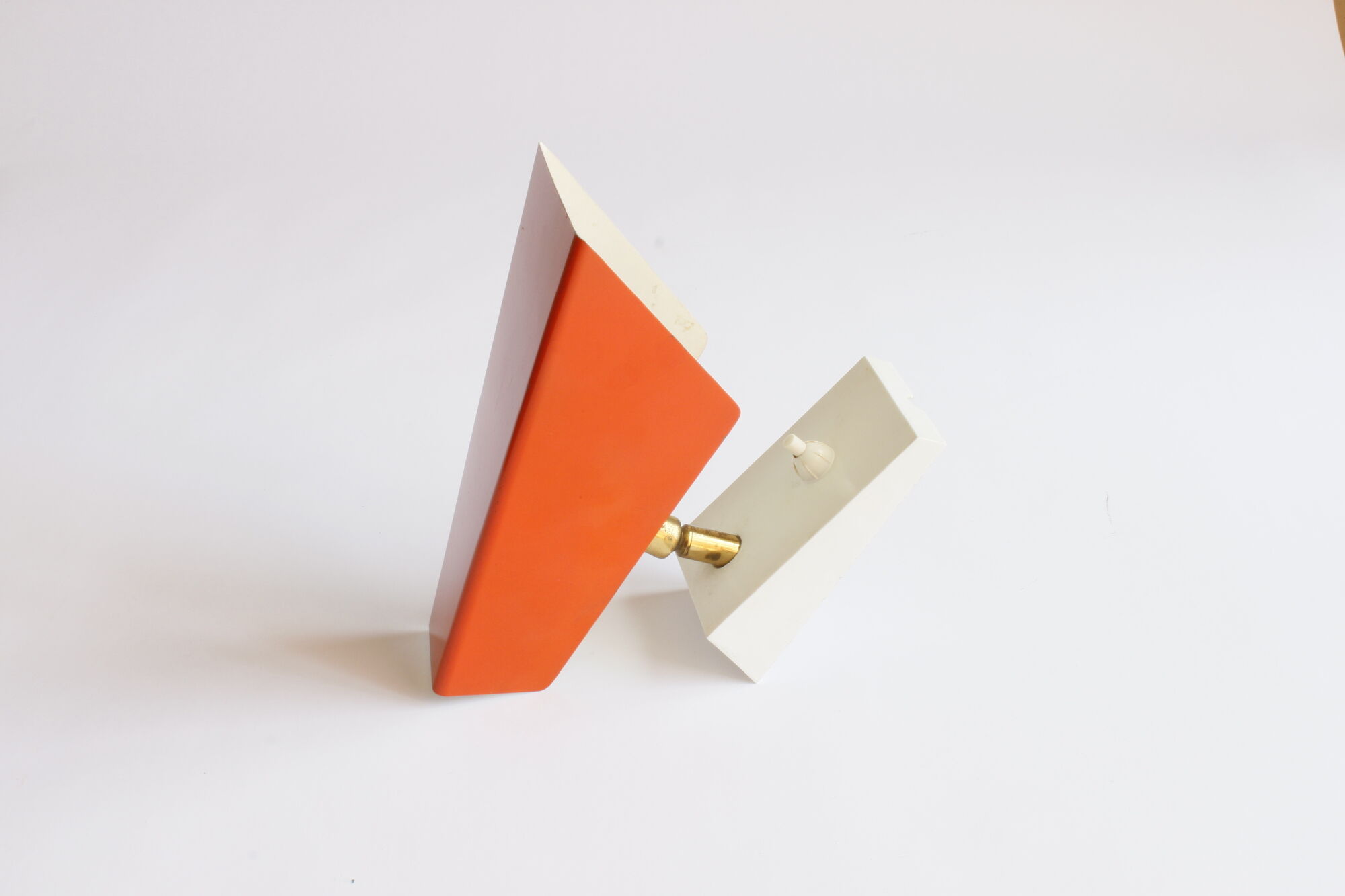 Orange wall sconces by J. J. M. Hoogervorst for Anvia, 1960s