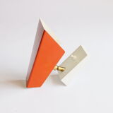 Orange wall sconces by J. J. M. Hoogervorst for Anvia, 1960s