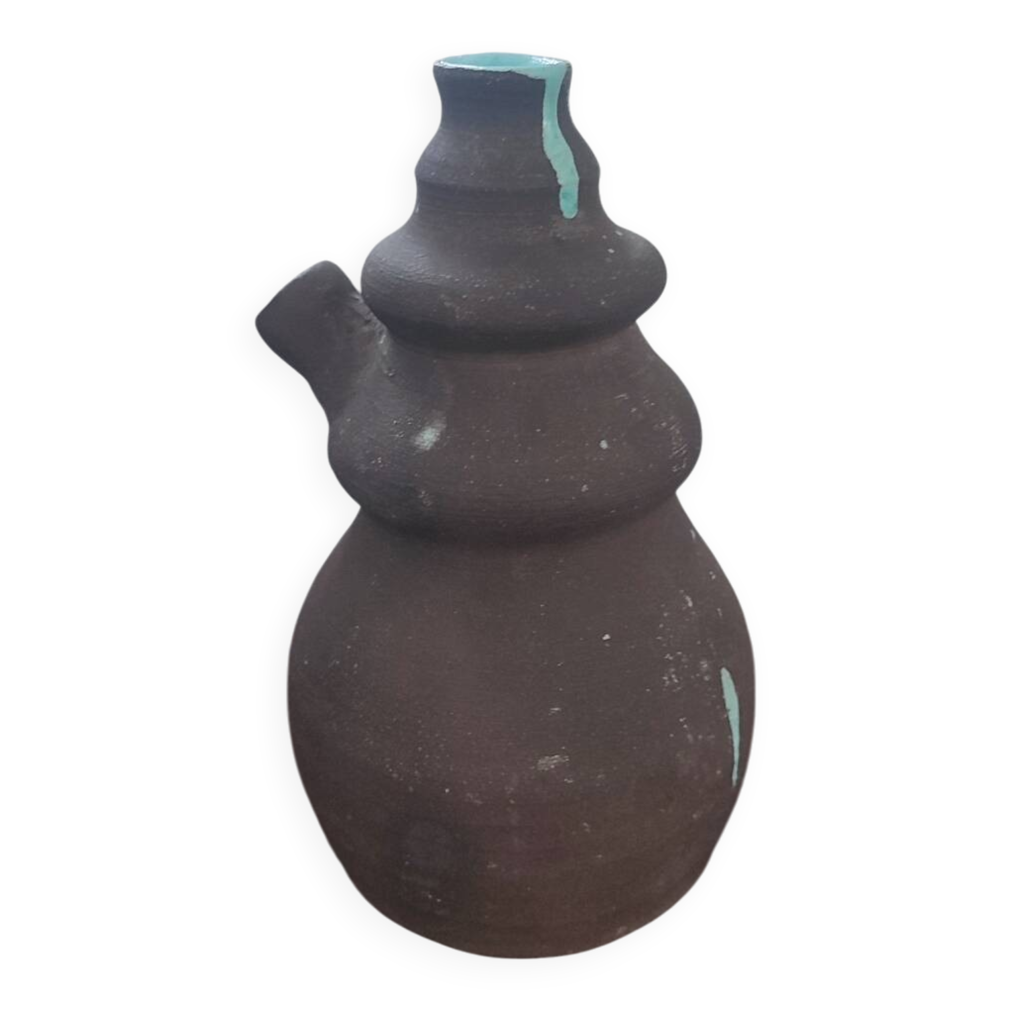 Pichet , cruche en grès signée CK céramique vintage 1960-1970