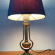 Ancienne lampe de bateau en bronze