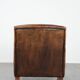 Characterful vintage sheepskin leather armchair with beautiful colours