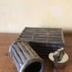 Silver bamboo box with lighter