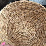 Miroir bois et verre piqué