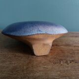Blue ceramic lentil vase