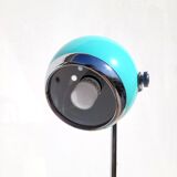 Mint and chrome eyeball lamp