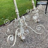 Pair of large chandeliers