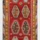 Grand Kilim Designer Vintage, Tapis Anatolien Rouge Fait Main, 149x308 Cm