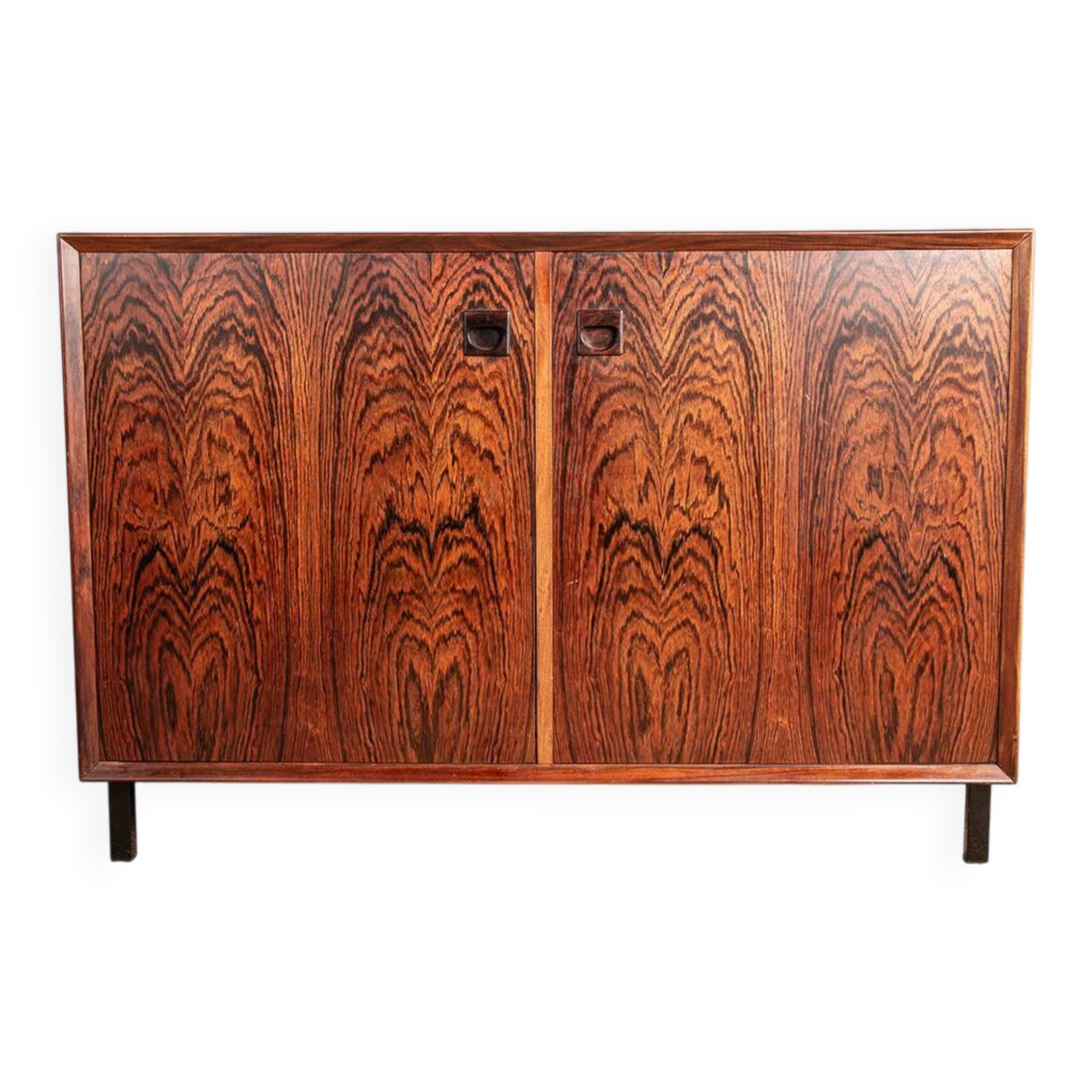 Buffet ou petite enfilade Scandinave en Palissandre par Erik Brouer 1960.