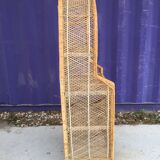 Pomaré-style wicker shelf "Emmanuelle"