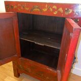 Vintage red lacquer sideboard, China