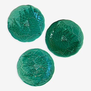 Assiettes en barbotine