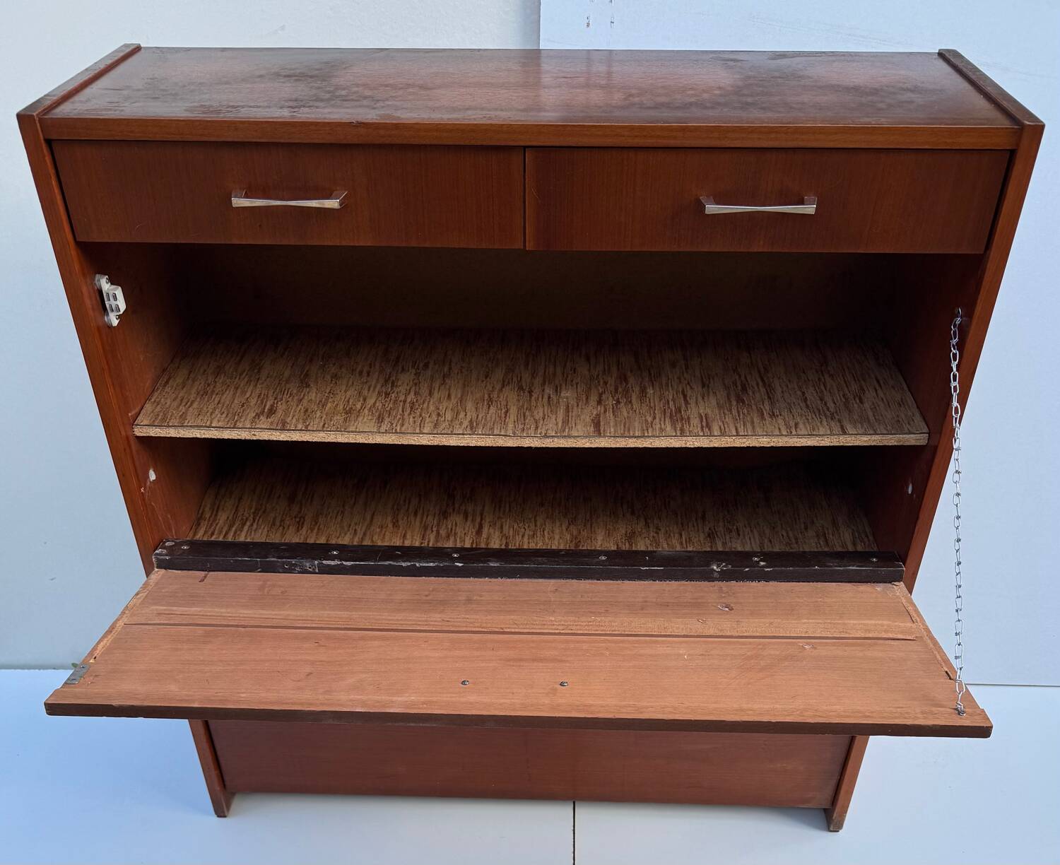 Vintage shoe cabinet