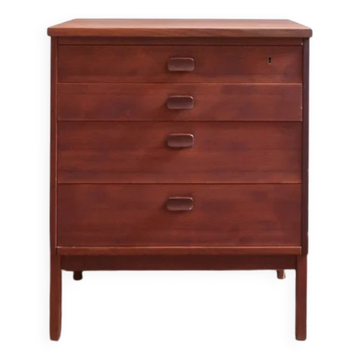 Commode Ulferts teck années 60 poignées intégrées
