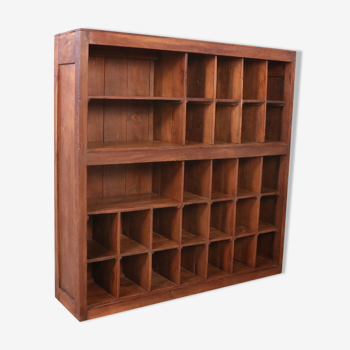 Old craft furniture - hotel with 29 burmese teak lockers