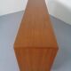 Large teak tambour sideboard from Dyrlund, Denmark, 1970s.