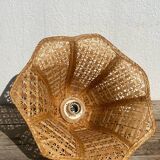 Suspension in canework and woven wicker