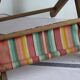 Old wooden folding chair
