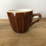Vintage set of 5 bistro coffee cups