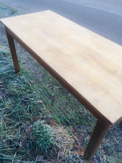 Long fir farmhouse table
