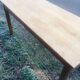 Table de ferme longue en sapin
