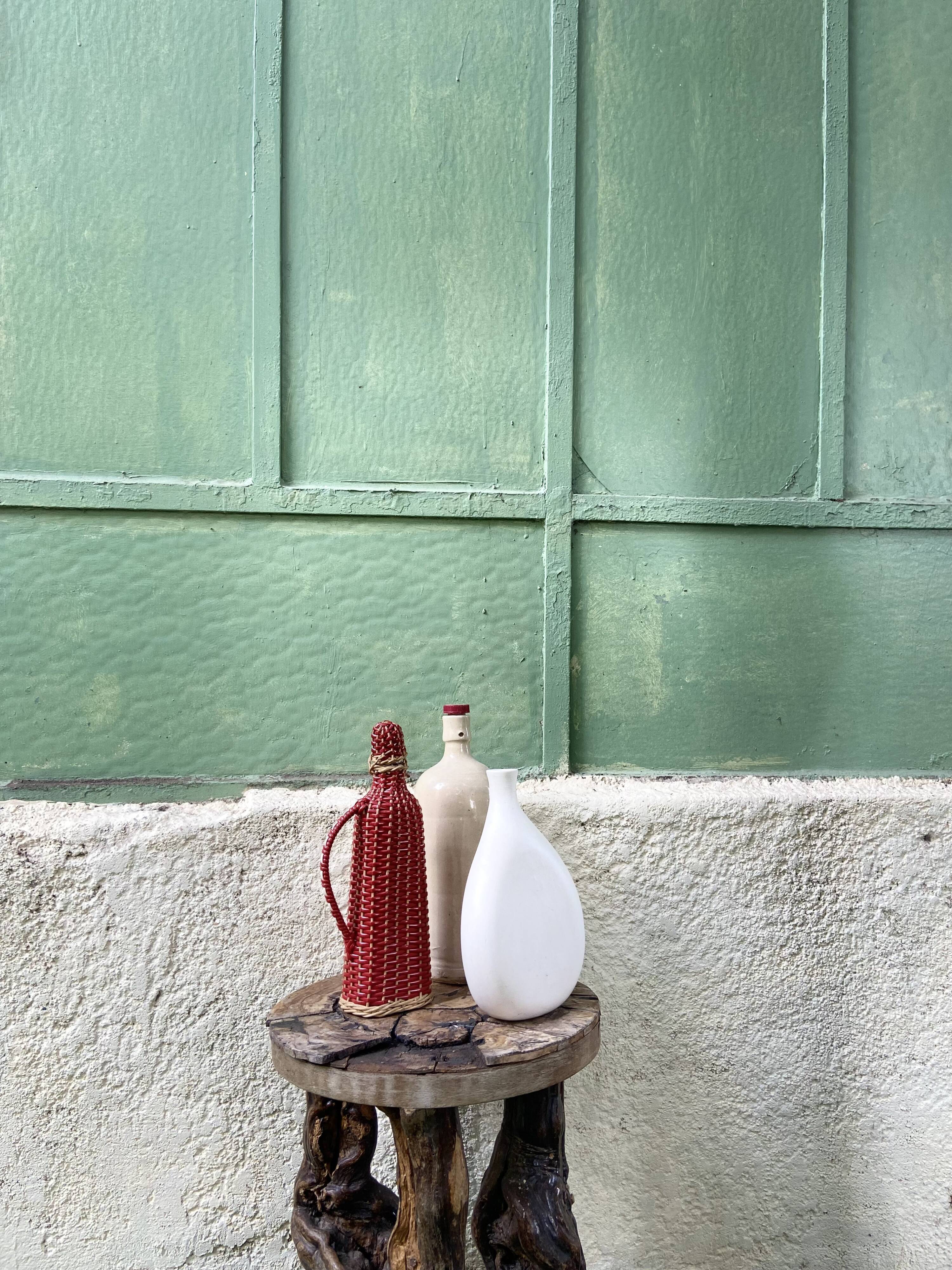 Vintage scoubidou bottle