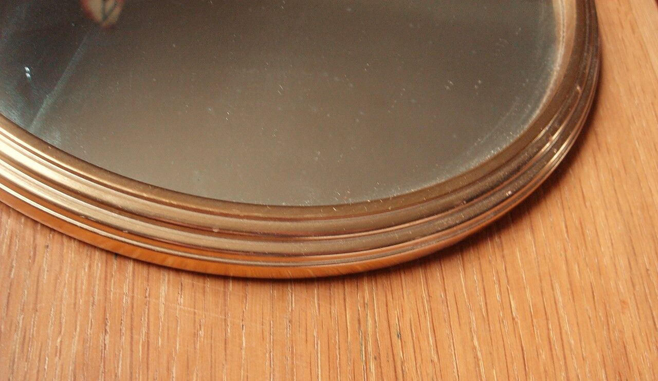 Round tray mirror