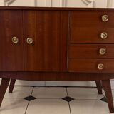 Vintage sideboard with compass feet