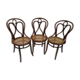 Following 3 Bistro chairs Fischel 1900
