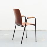 Brown armrest chair