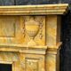 Louis XVI Style Fireplace In Yellow Siena Marble Circa 1880