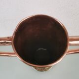 Vase with copper handles