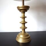 Art Nouveau Brass Empire Table Lamp