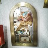 Brass mirror 51x32cm