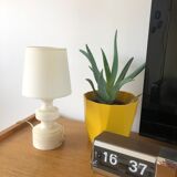 Vintage stone foot lamp