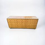 Beautiful Vintage Bamboo Sideboard in Gabriella Crespi style, Italy Circa 1970